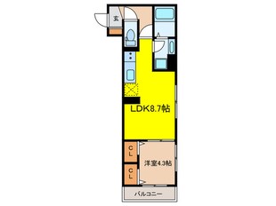 ACT下高井戸の物件間取画像